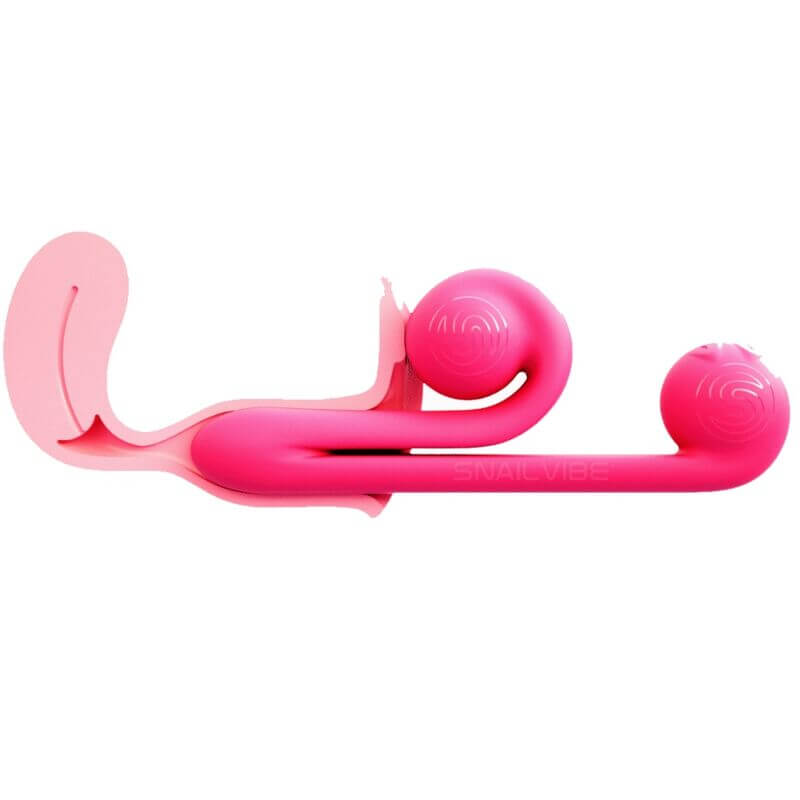 Vibromasseur en forme d'escargot Multiaction rose de la marque Snail vibe