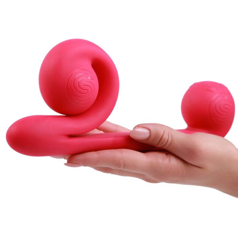 Vibromasseur en forme d'escargot Multiaction rose de la marque Snail vibe