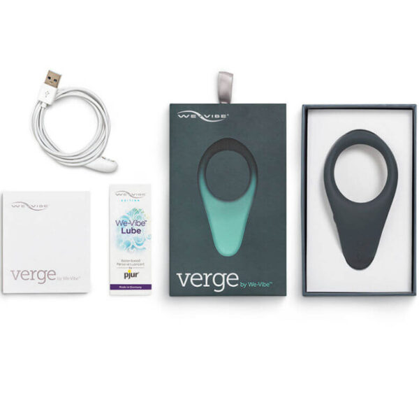 Packaging de l'anneau vibrant connecté Verge de la marque We vibe