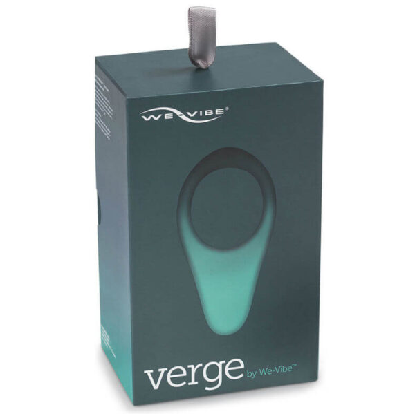 Packaging de l'anneau vibrant connecté Verge de la marque We vibe