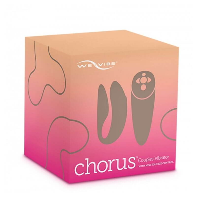 Packaging du stimulateur pour couple Chorus rose de la marque We vibe