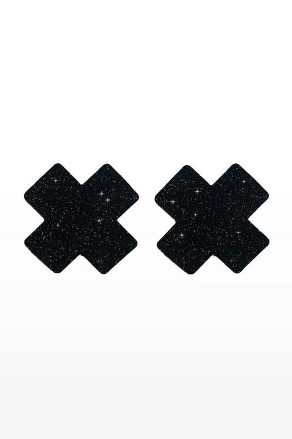 Caches tétons Nipple X Covers noir de la marque Taboom