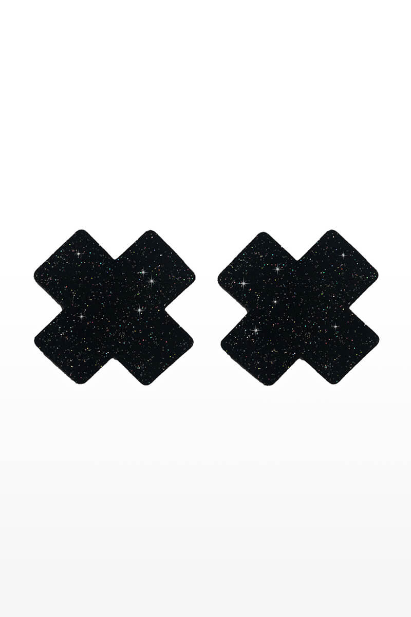 Caches tétons Nipple X Covers noir de la marque Taboom