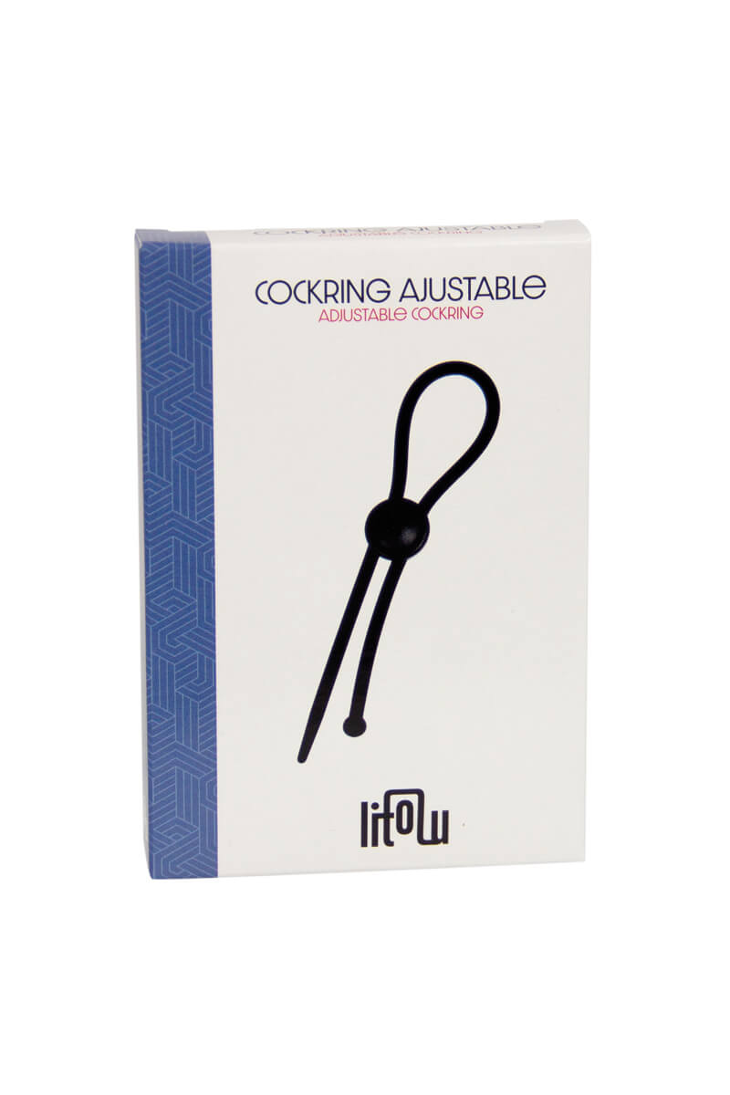 Packaging du cockring en forme de lasso réglable de la marque Litolu