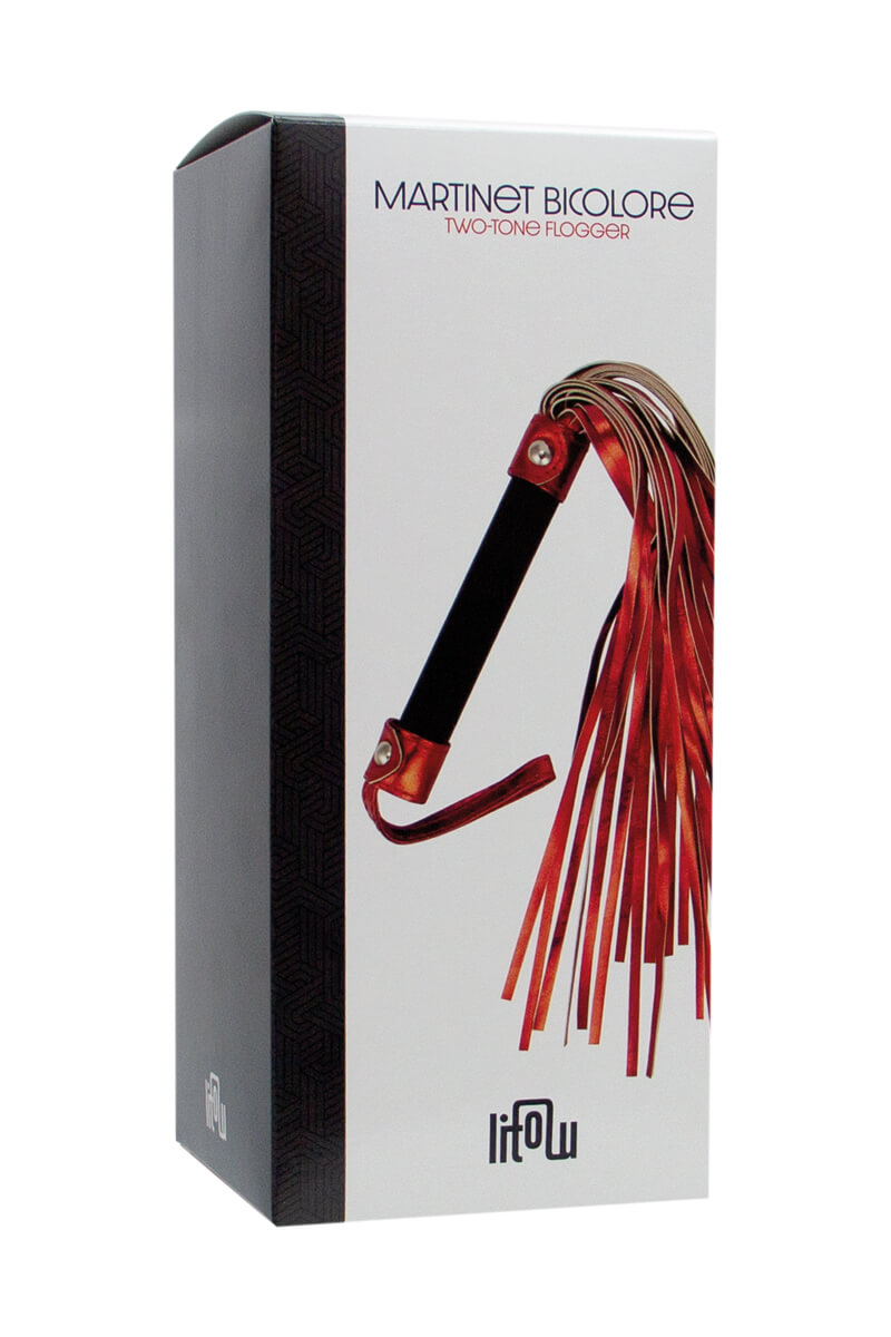 Packaging du martinet bicolore de la marque Litolu