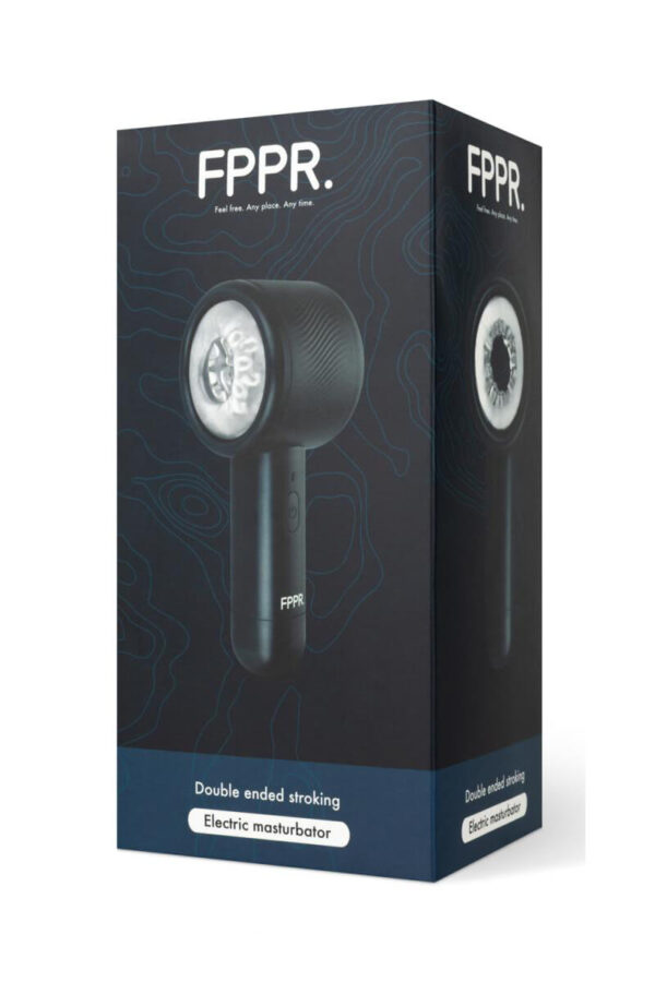 Packaging du masturbateur va-et-vient spécial fellation de la marque FPPR