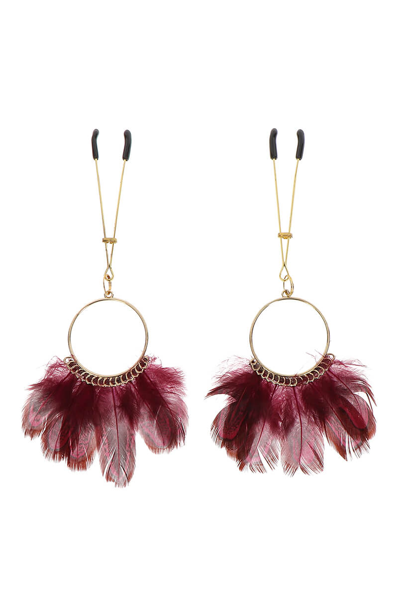 Pinces à tétons Plumes de la marque Taboom