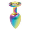 Plug bijou arc-en-ciel taille L de la marque Litolu