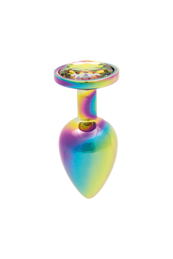 Plug bijou arc-en-ciel taille M de la marque Litolu