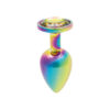 Plug bijou arc-en-ciel taille S de la marque Litolu