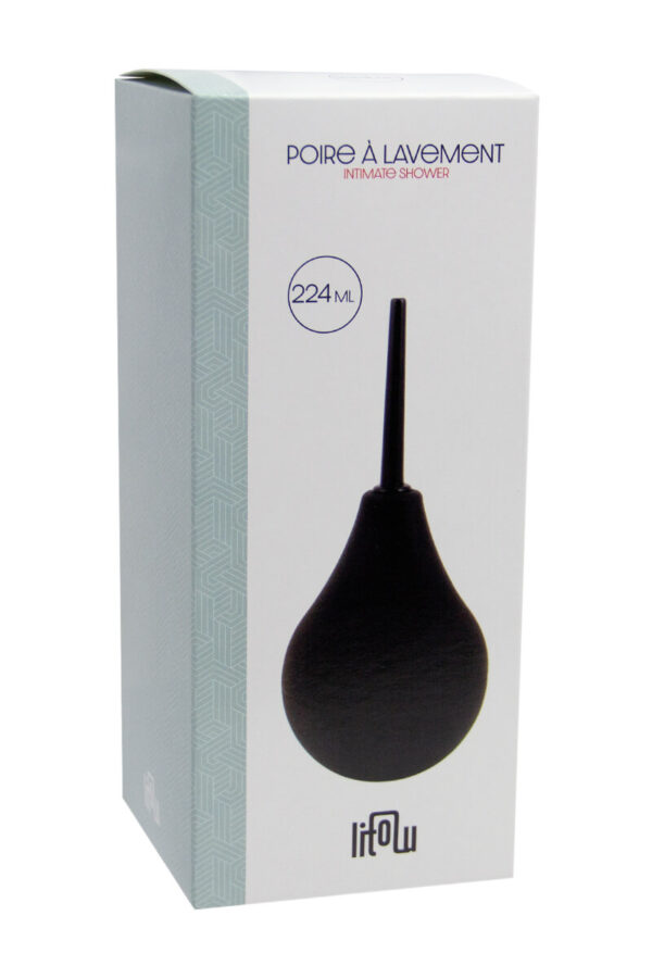 Packaging de la poire à lavement 224 ml de la marque Litolu