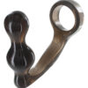 Stimulateur de prostate et cockring gris de la marque Toy joy