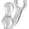 Stimulateur de prostate et cockring transparent de la marque Toy joy