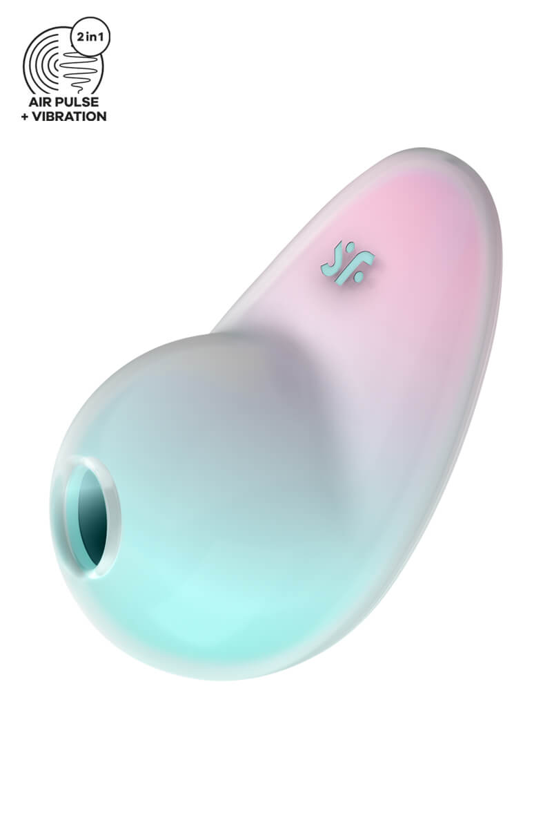 stimulateur-pixie-dust-air-pulse-et-vibrations-rose-et-menthe-satisfyer-1 Stimulateur sans contact Pixie Dust Air Pulse et Vibrations, menthe et rose de la marque Satisfyer