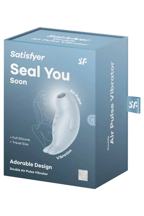 Packaging du stimulateur sans contact Seal you soon de la marque Satisfyer