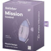 Packaging du stimulateur sans contact et vibrant Mission control de la marque Satisfyer